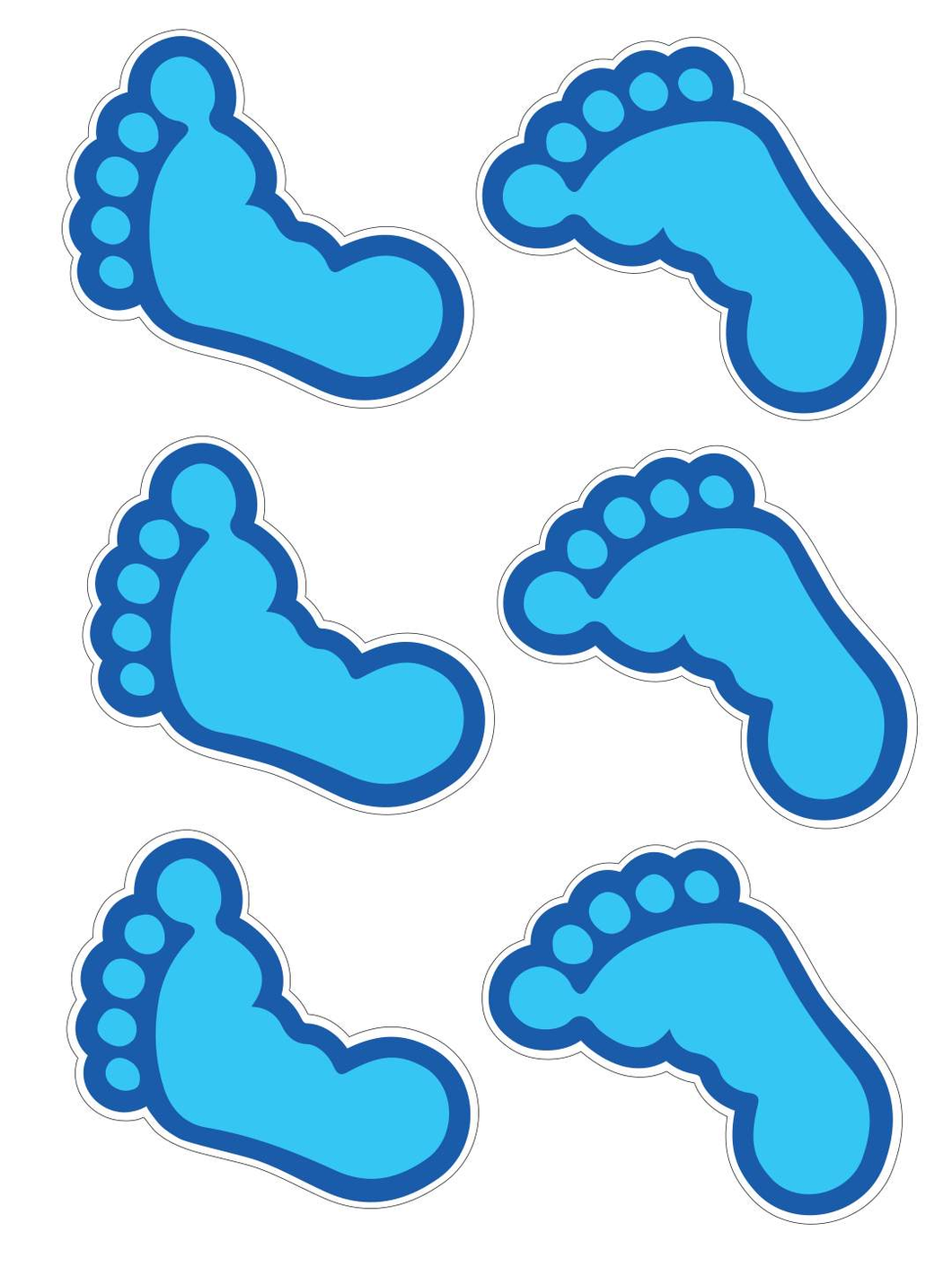 Foot Prints Graphic Sheet-My Motor Mats