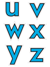 Load image into Gallery viewer, lowercase alphabet graphics-My Motor Mats
