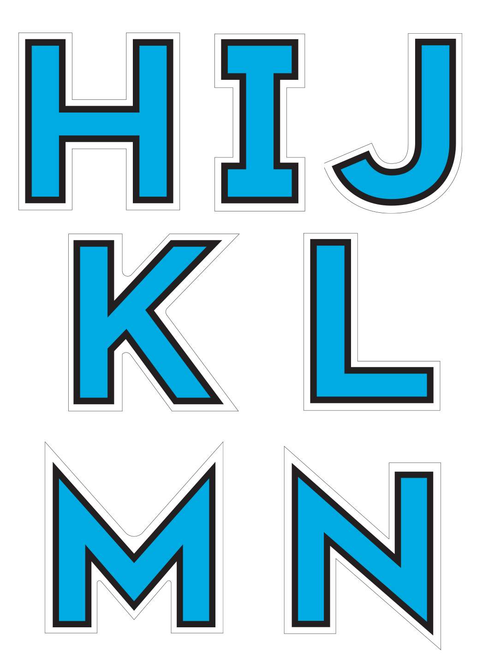 UPPERCASE ALPHABET GRAPHICS-My Motor Mats