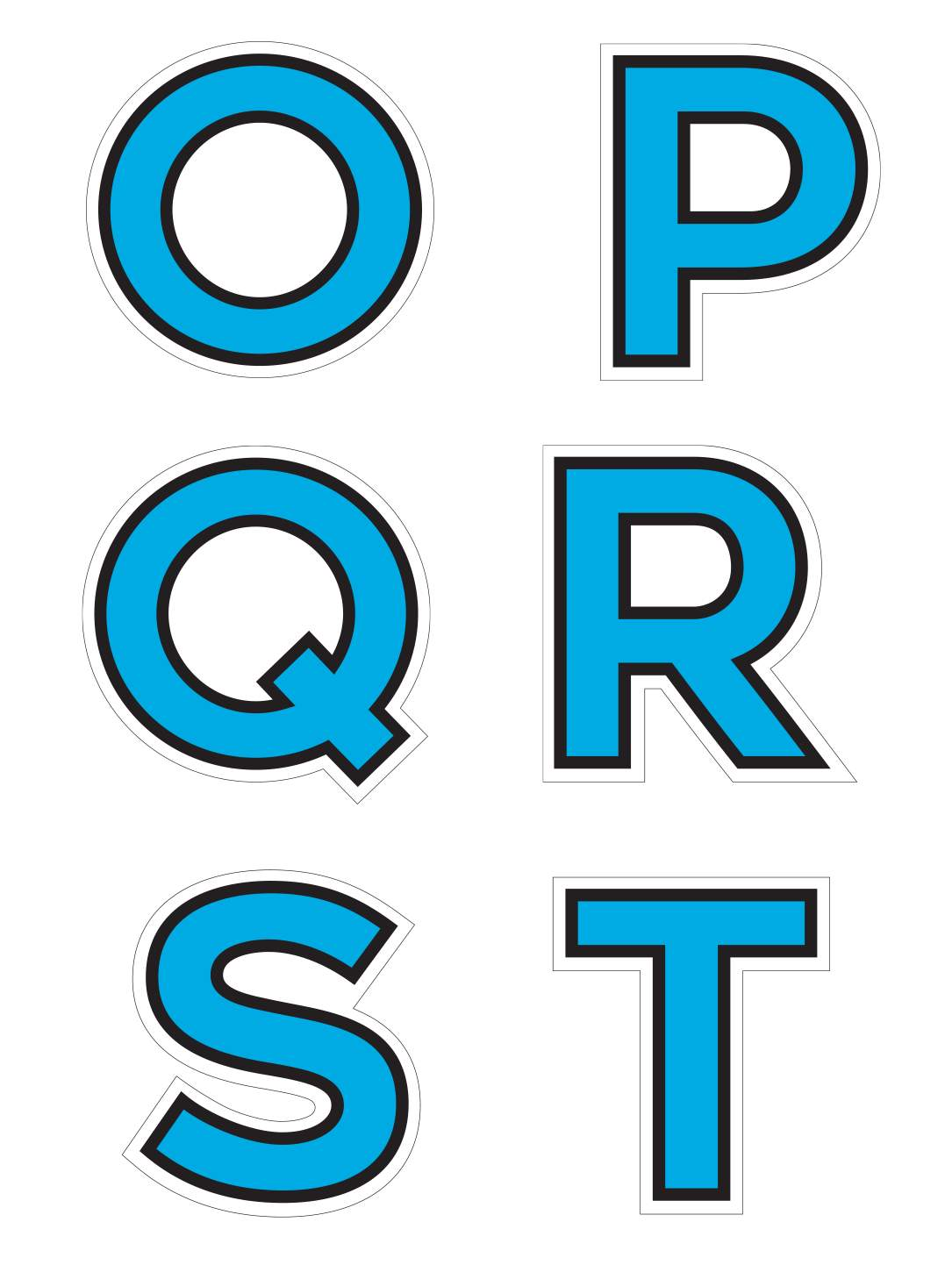 UPPERCASE ALPHABET GRAPHICS-My Motor Mats