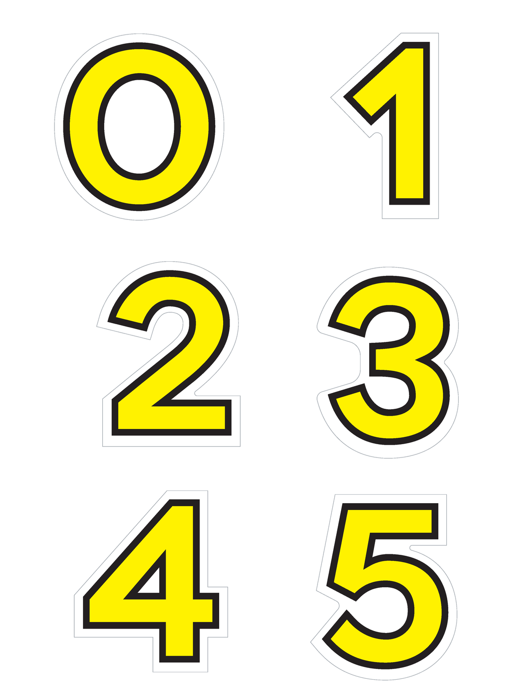 Numbers Graphic Set