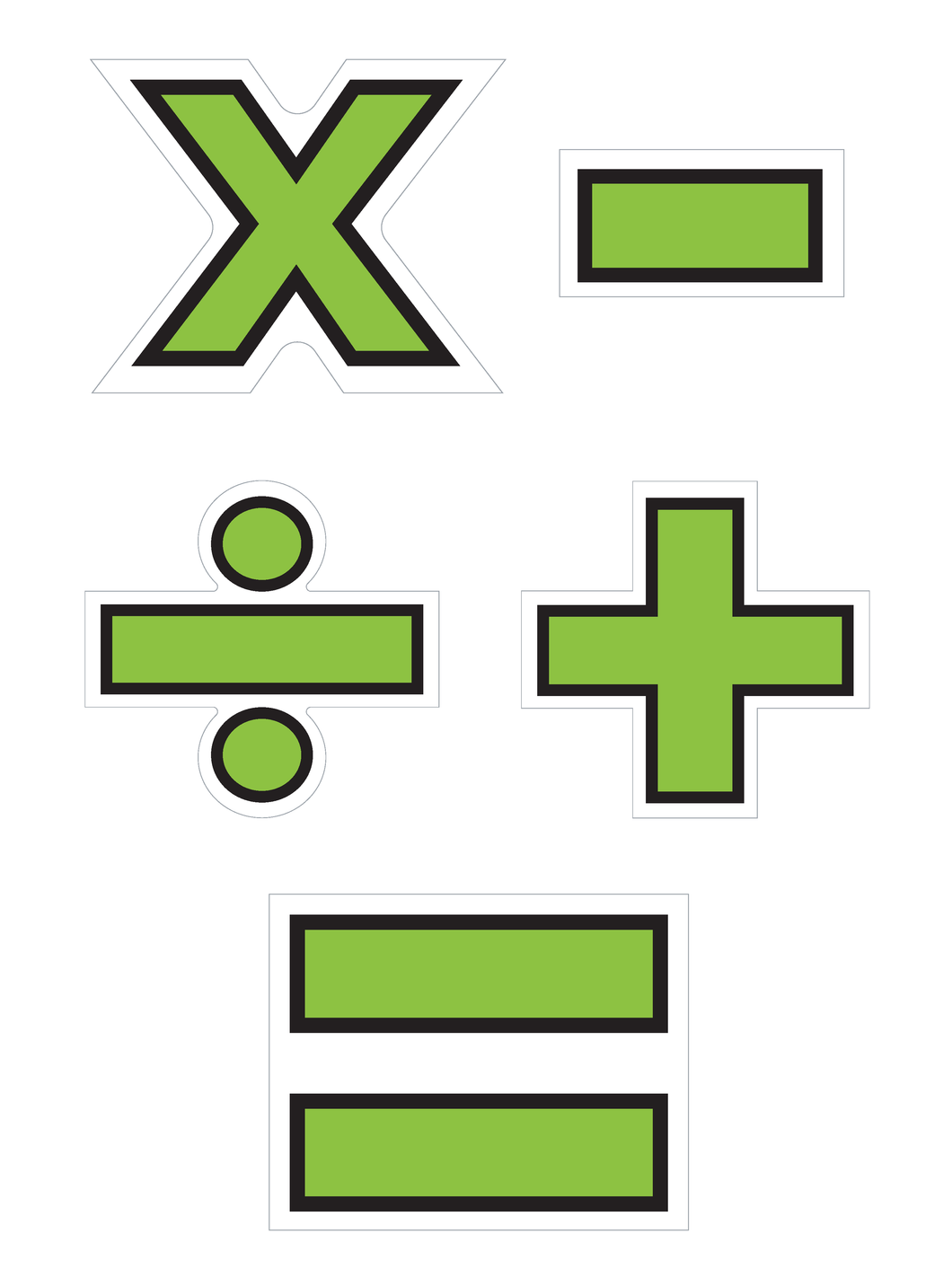 Math Symbols Graphics Set